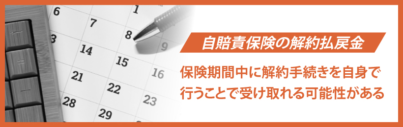 廃車時は自賠責保険の解約払戻金を受け取れる可能性がある