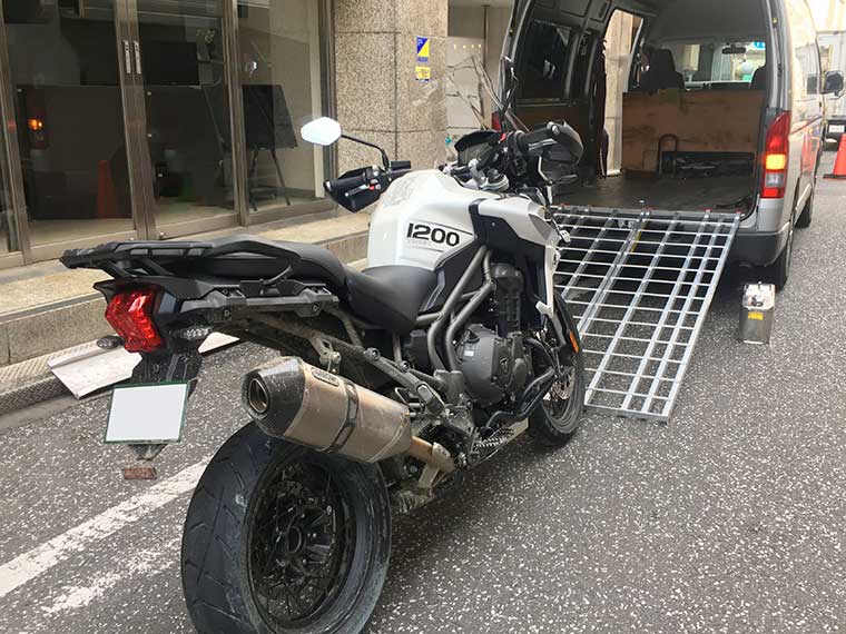 バイク積載